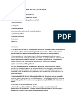 La Crisis de Los Partidos Políticos en El Perú