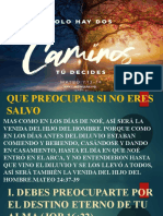 Preocúpate Si No Eres Salvo