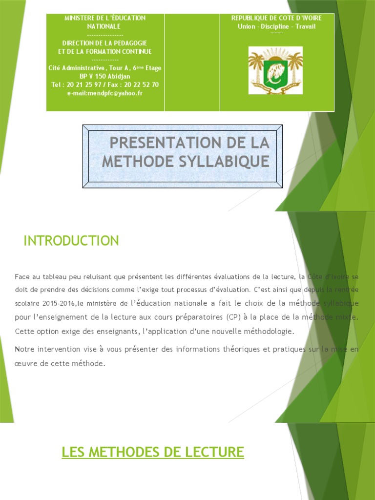 La Lecture Syllabique | PDF | Cognition | Théorie de l'apprentissage