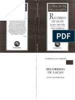 Miller, J.a. (1984) Recorrido de Lacan, Ocho Conferencias, Ed. Manantial, Buenos Aires.