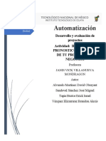 Pronostico de Ventas de Proyecto de Negocios