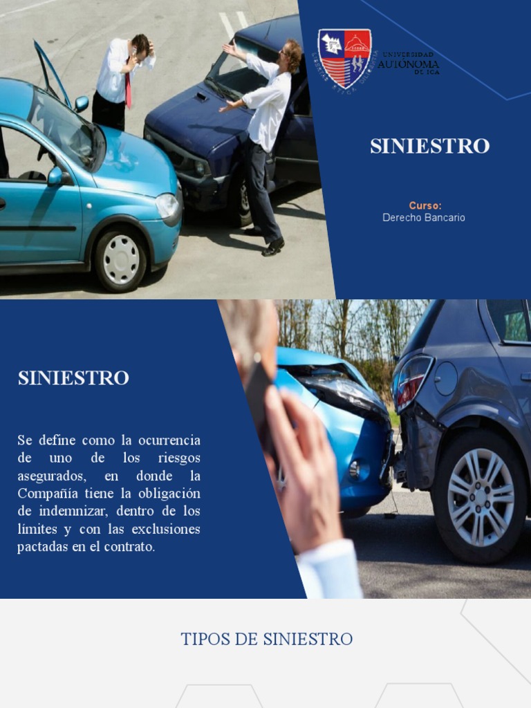 Definición y Tipos de Siniestros en Seguros | PDF | Seguro | Póliza de ...