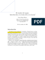 1.- Introducción a la Teoría del Yo de Lacan.