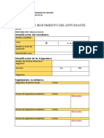 Bitacora de Seguimiento Del Estudiante 2023