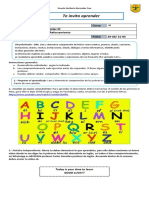 Articulacion Ingles-Lenguaje 4º