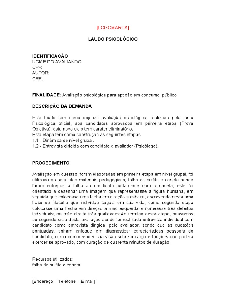 laudo-psicologico-modelo-8-pdf-psicologia-avalia-o-psicol-gica