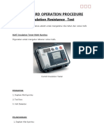 SOP - Insulation Resistance