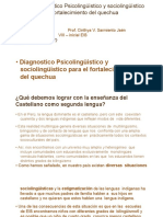 1 Diagnostico Psicolingüístico y Sociolingüístico para El Fortalecimiento Del Quechua