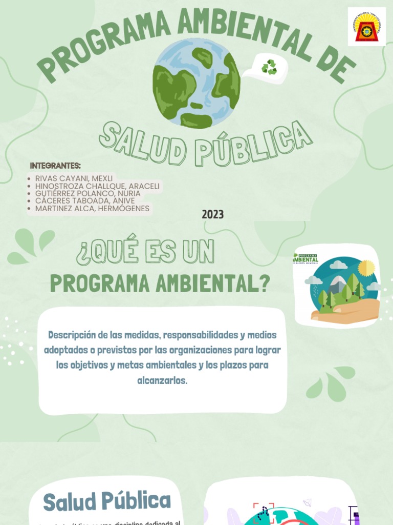 Salud Pública y Medio Ambiente en Panamá | PDF | Salud Ambiental | Malaria