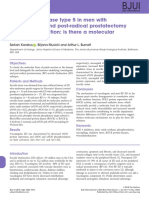 1.phosphodiesterase Type 5 in Men With Vasculogenic and Post-Radical Prostatectomy Erectile Dysfunction Is There A Molecular