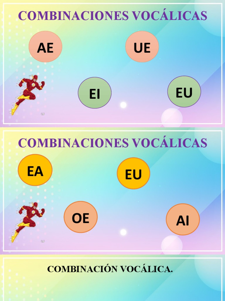 Combinaciones Vocálicas Segunda Parte | PDF