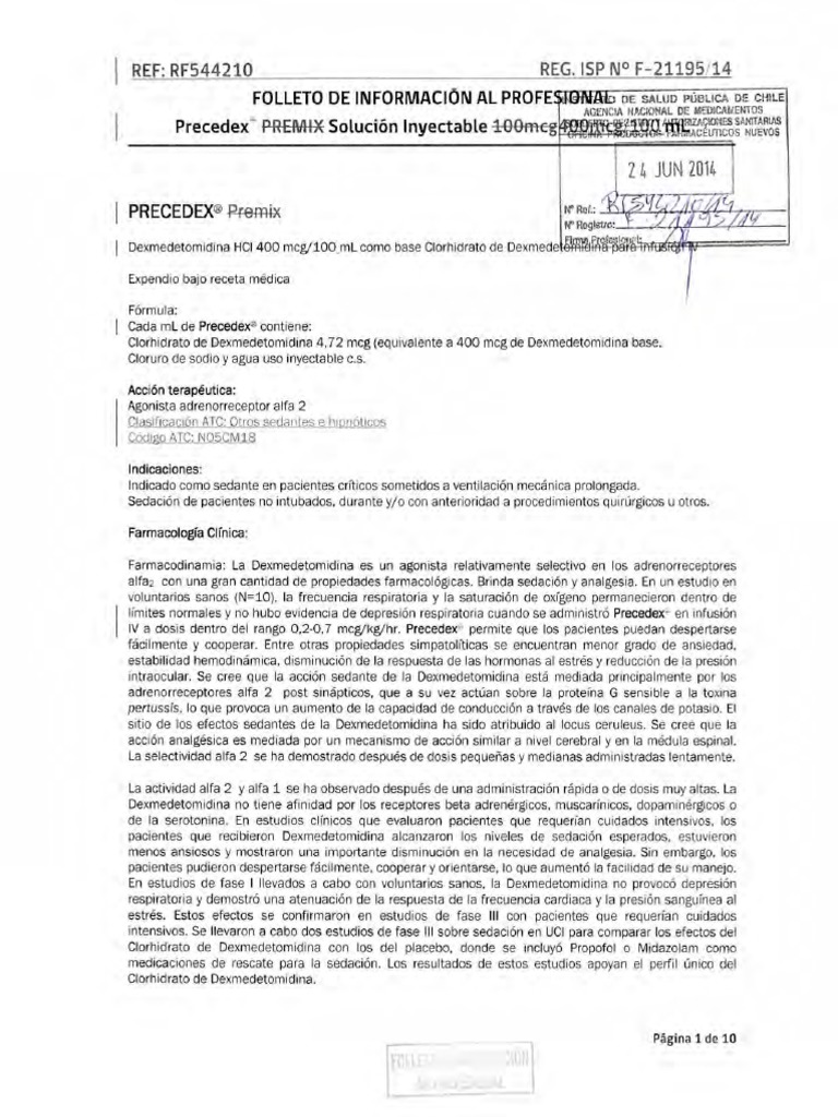 Precedex 400mcg PDF