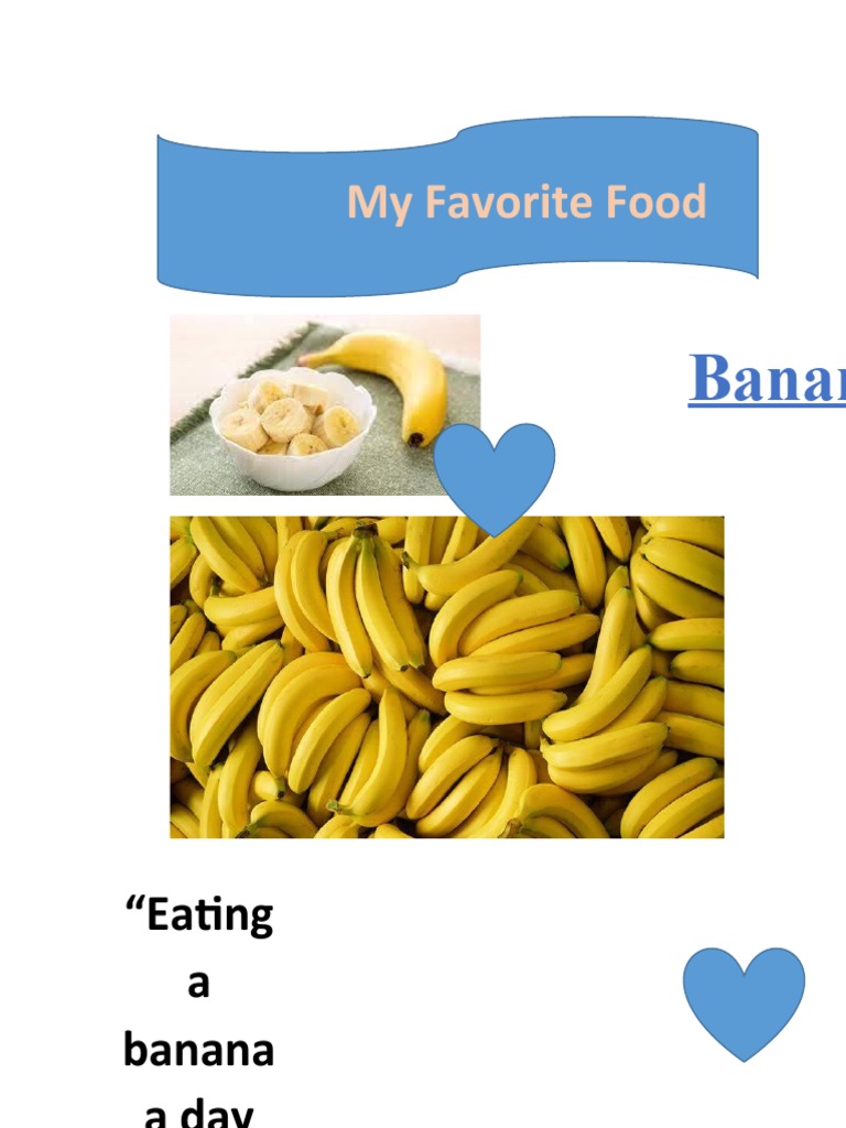 My Favorite Food Banana PDF