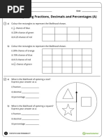 Year 5 Probability Worksheet | PDF | Probability | Probability And ...