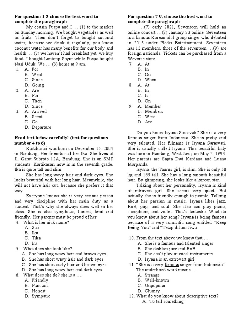 Bahasa Inggris Kelas 8 Smt 2 Pdf