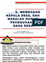 Tugas Dan Wewenang Kepala Desa