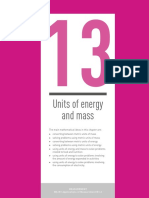 Units of Energy and Mass