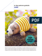 Petit Ours Endormi Amigurumi PDF Modele Gratuit