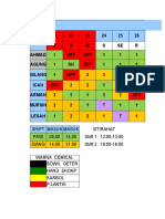 Jadwal Maret April