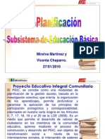 La Planificación en el Subsistema de Educación-Básica