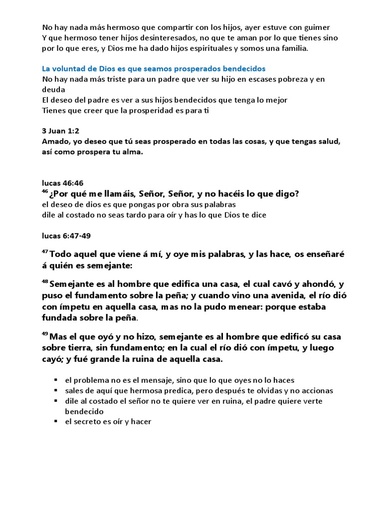 La Prosperidad según la Voluntad de Dios | PDF | Creencia religiosa y ...