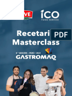 Recetario Masterclass Gastromaq