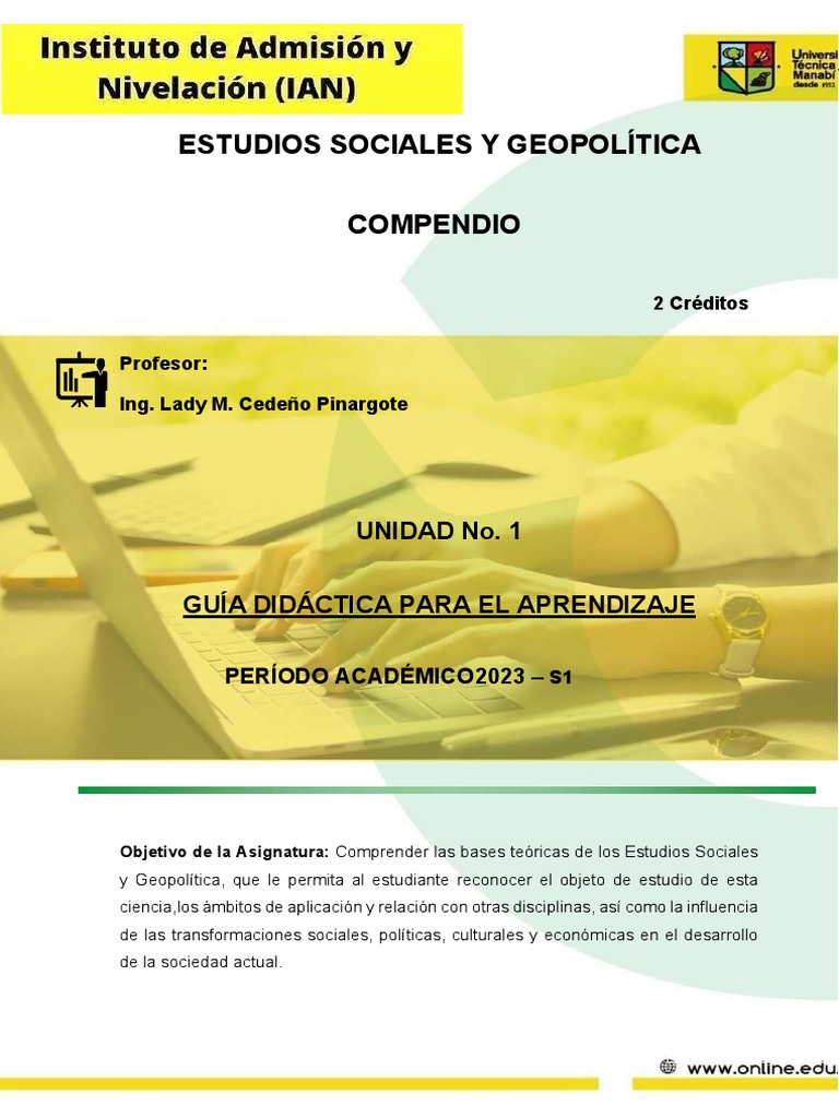Compendio 2023 s1 unidad 1 pdf judicaturas ecuador