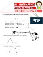 Conteo de Segmentos para Tercero de Primaria