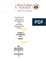 Overview of Theories of Management