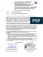 Acta de Acuerdo de Paralización de Obra Tantas