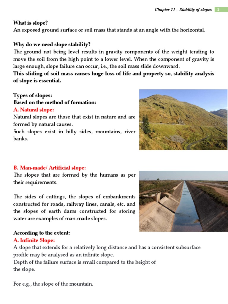 Slope Stability Analysis Overview | PDF | Strength Of Materials | Circle
