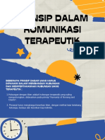 Prinsip Dalam Komunikasi Terapeutik