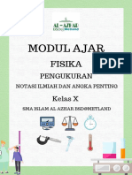 Modul Ajar Pengukuran (Notasi Ilmiah Dan Angka Penting)