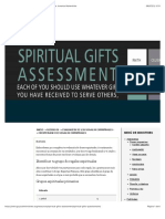 Cuestionario de Regalos Espirituales - Ministerios de La Juventud Adventista