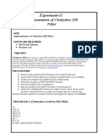 10.chebyshev Filter