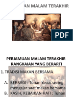 Pertemuan 10 Perjamuan Malam Terakhir (Tambahan)