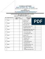 Daftar Hadir Piket