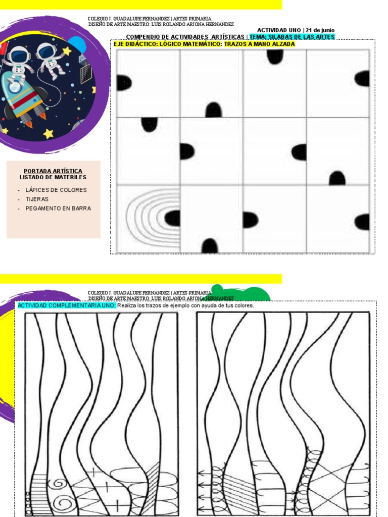 Compendio de Actividades Artísticas para Niños Con Autismo | PDF | Arco  iris | Tecnicas artisticas, image size:768x1024