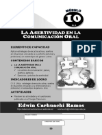 10 - 2023 - A - Ela La Asertividad en La Comunicación Oral