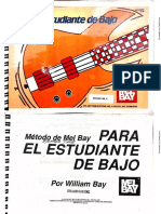 Metodo de Mel Bay Para El Estudiante de Bajo