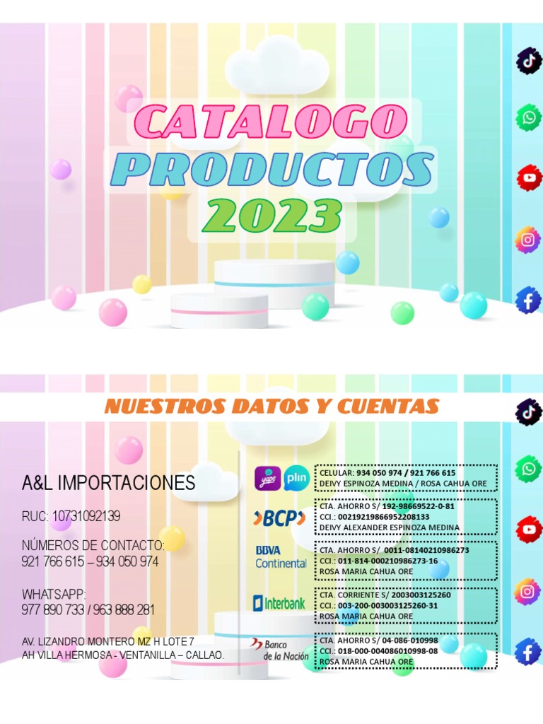 CATALOGO ACTUAL 2023 | PDF | Materiales