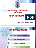 Slide Bai Giang Mon Khoa Hoc Quan Ly