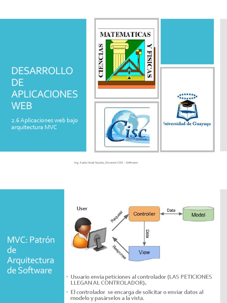 Aplicaciones Web Bajo Arquitectura MVC | PDF | Modelo – Vista ...