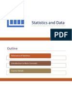 Statistics and Data