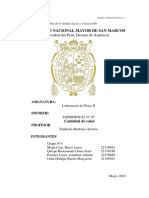 Cantidad de Calor-Informe de Laboratorio de Física 2 - Experiencia 7