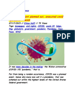 U.S. Government Planned Out, Executed Covid "Pandemic". PROOF