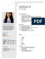 Anjali G Resume