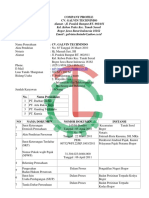 Contoh Profil Company Perusahaan