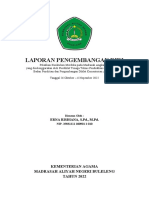 Laporan Pengembangan Diri Pelatihan Kurikulum Merdeka Pada Madrasah