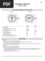 Notice D'instructions Hamilton Pour Chronographe - Occasion, Manuel D'origine